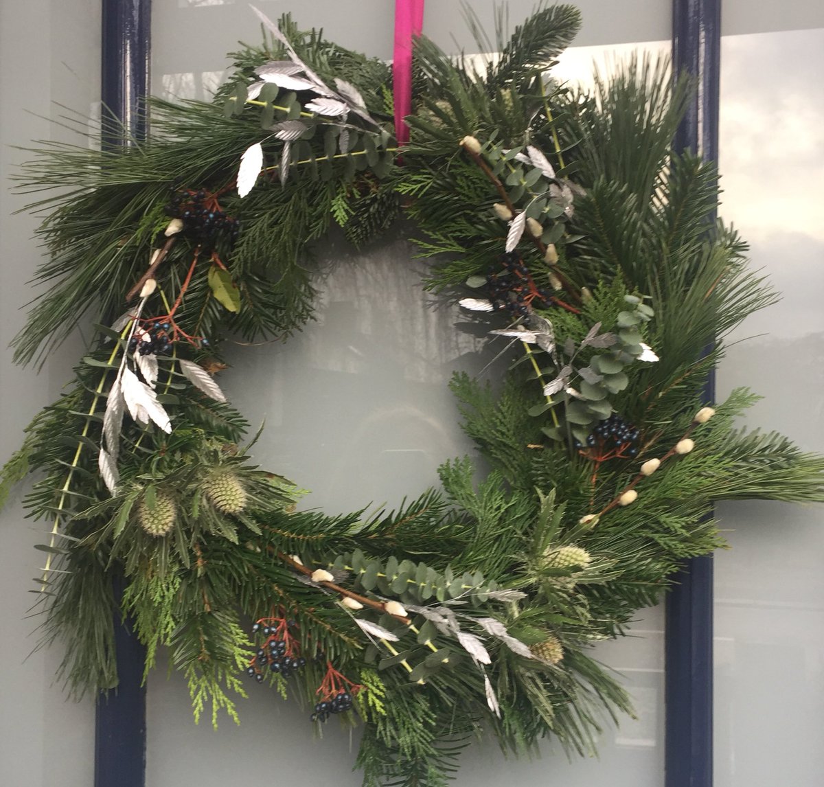 Many thanks to <a href="/crimsonclover10/">Crimson & Clover</a> for helping us make exquisite wreaths last night. So lucky to have such a talented and generous member!