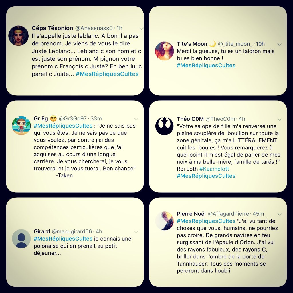 Boidalon's tweet photo. #PepiTweets de l’#Avent 🎅🏻🤶!
En ces temps de fêtes, de bienveillance et de chaleur humaine, retrouvez une belle tranche de #Culture commune en participant et en suivant le hashtag #MesRepliquesCultes sur #Twitter !
C’est frais et savoureux !
#PatrimoineMondialDeTwitter https://t.co/txrTd3hxJW