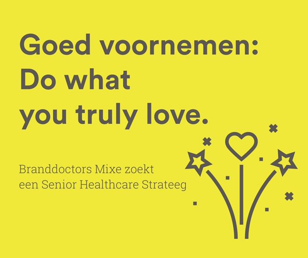 Als je dan toch gaat nadenken over een goed voornemen...#vacature #merkstrateeg #healthcare branddoctors.com/actueel/vacatu…