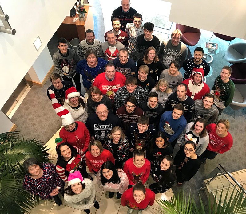 wraccountants's tweet photo. Happy #ChristmasJumperDay from WR! Here are some of our Shrewsbury team in their jumpers https://t.co/RMpmhhylOg