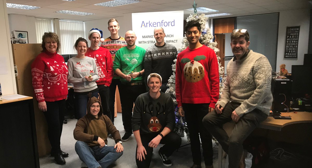 Arkenford's tweet photo. 🎅 Arkenford getting into that Christmas spirit. #ChristmasJumperDay https://t.co/PP7QC28iif