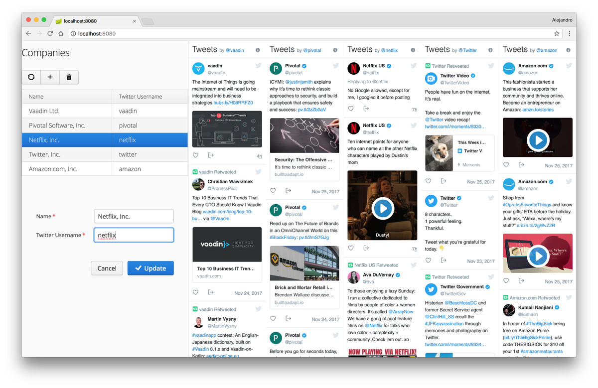 vaadin's tweet photo. #Microservices and #Vaadin: A working example application https://t.co/GZzs1r8La3 https://t.co/wpYxC3UAkG