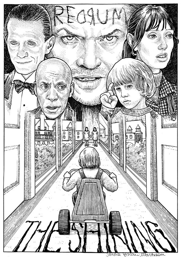 SandraBisianiM's tweet photo. My illustration of "The Shining", amazing movie by #StanleyKubrick , 1980.
#Shining #movieposter #illustration
details on https://t.co/pOaWrJ1AdT https://t.co/pH21MARDHH