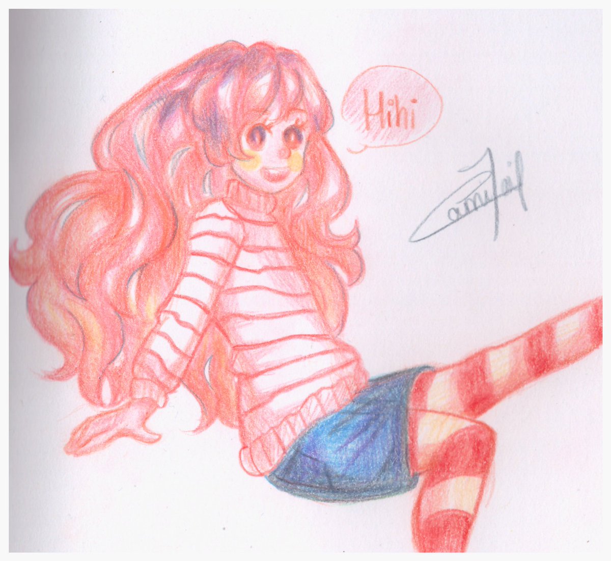 Camimikka's tweet photo. @JimaNabari Merci pour l'occasion*-*
Je suis camimica :3 je dessine XD tout ce que je veux mais généralement des trucs mignons et fanart ! https://t.co/UpsnPet7xy
