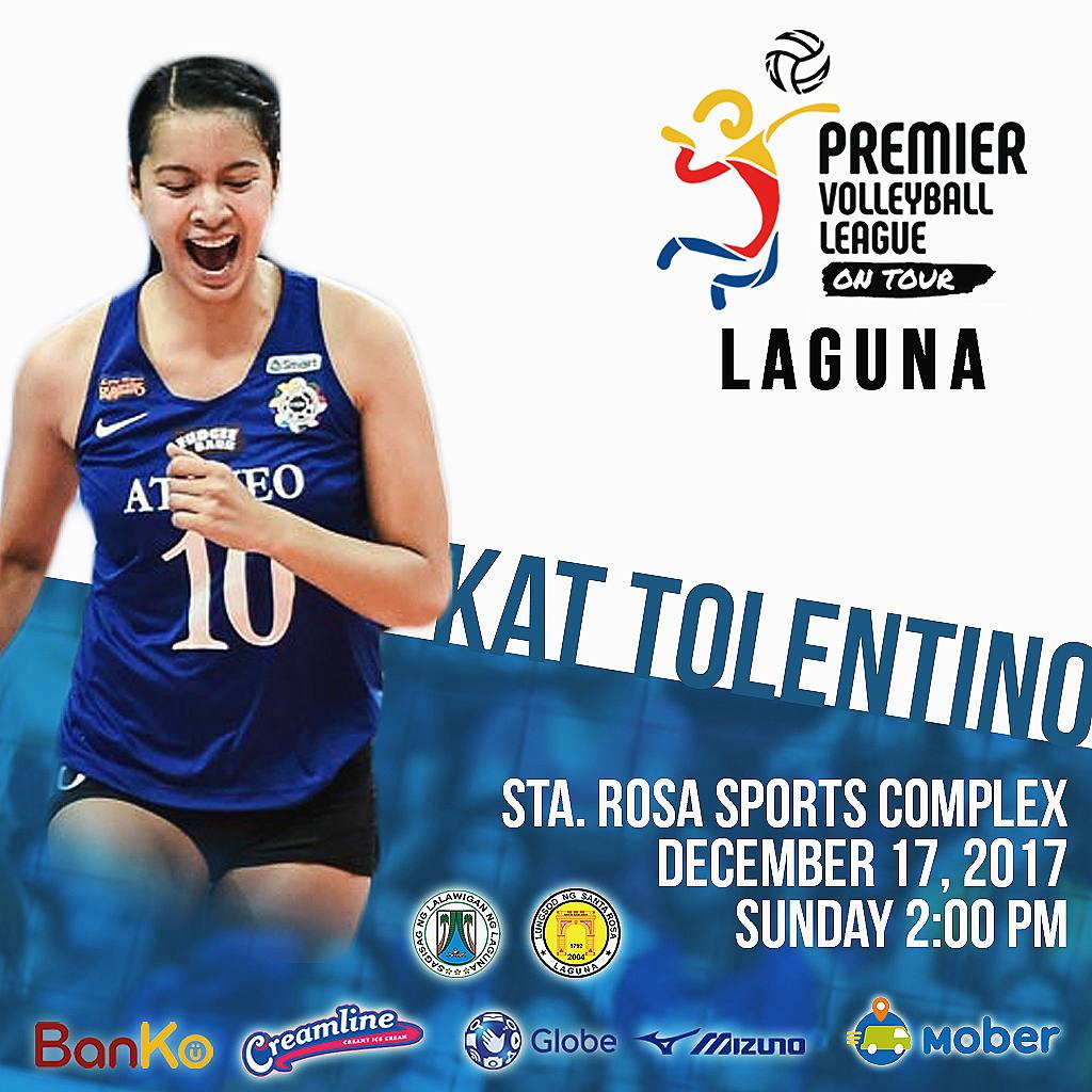 PVLOnTour's tweet photo. She soared high in the UAAP after an ACL injury. #HeartStrong Are you excited to see Kat "The Hurricane" Tolentino on Sunday? 
#PVLOnTour
#PVLOnTourLaguna 
#CreamlineGoodvibes
#BPIDirectBanKo
#BanKoNegosyoKoLoan
#MizunoPH
#GlobePH
#MoberPH 
#MoberDelivery https://t.co/ZFnYqQSI9d