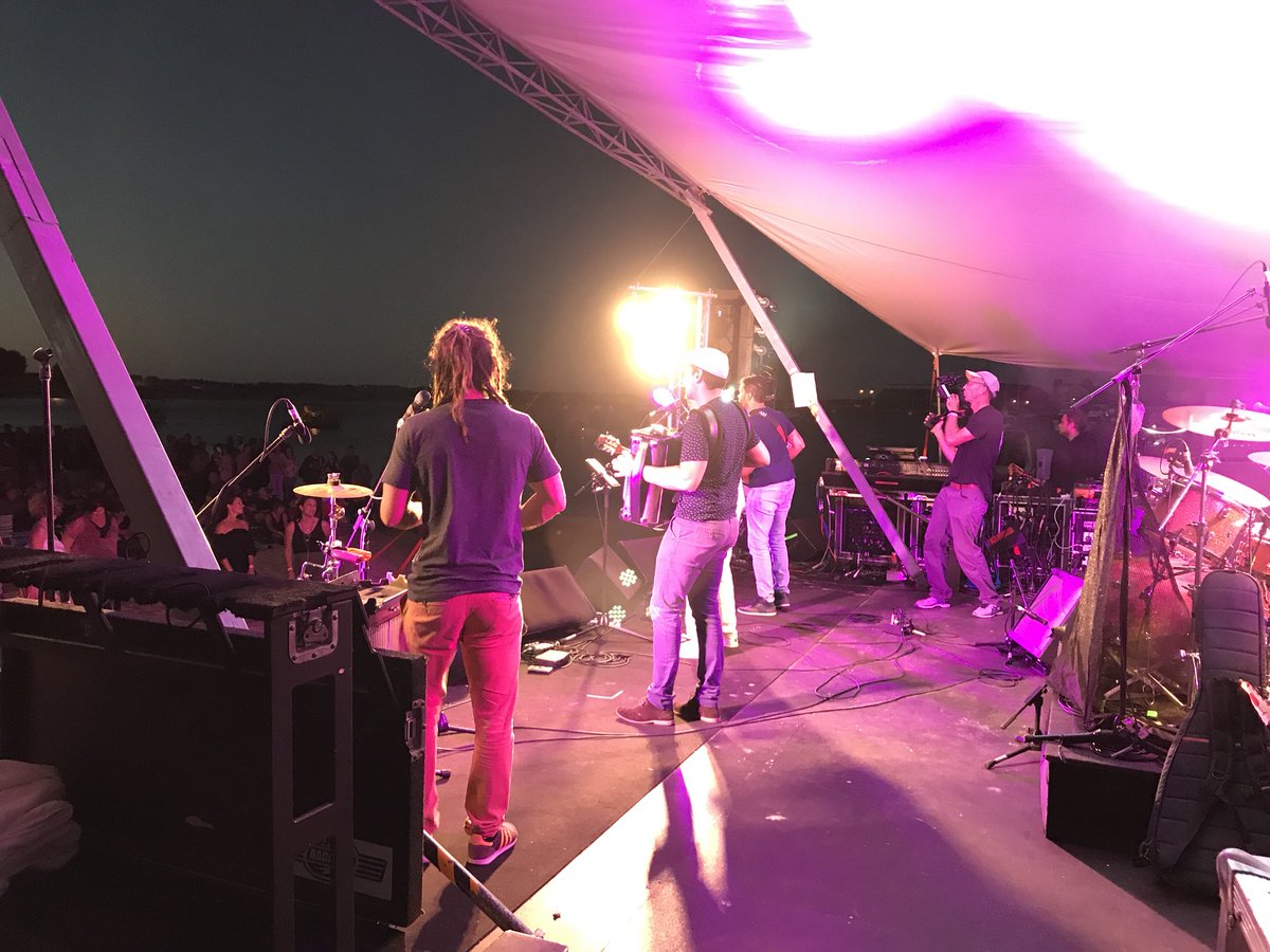 danleachy84's tweet photo. A nice night for a party! The #HoodooGurus coming up in an hour! @mmmSouthwest #Vat2 https://t.co/5oABDciKcb