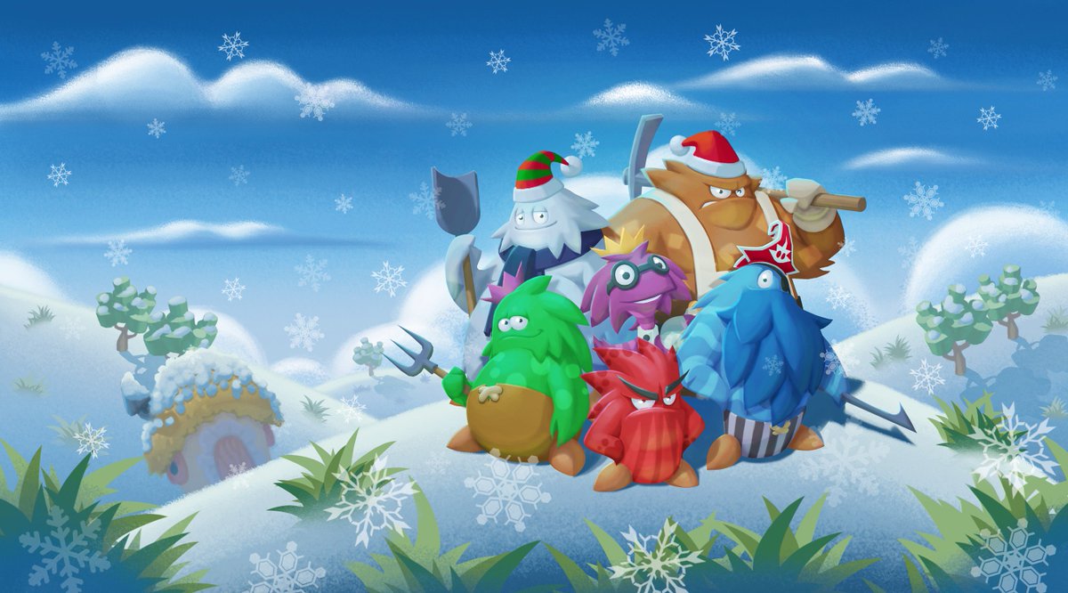 ZoonyWorldTour's tweet photo. Greetings from the Zoonies- of the mystical land of Fanfanatti. 
Wishing you all a fun #ChristmasJumperDay 
@ZoonyWorldTour Coming Soon on iOS and Android !
#thezooniesarecoming #zwt #zoonyworldtour #indiegamedev #theholidaysarecoming https://t.co/urAJ0wC8EZ