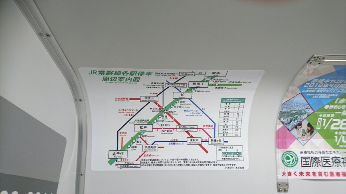 路線 常磐 図 線