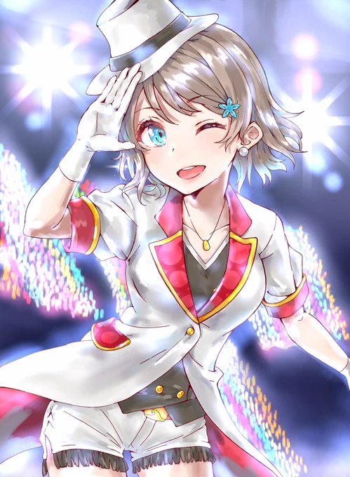 リクエスト作品です。「we say"ヨーソロー!!"」MIRAI TICKETの曜ちゃんです。レイヤー練習作品でもあります。#ラブライブサンシャイン 