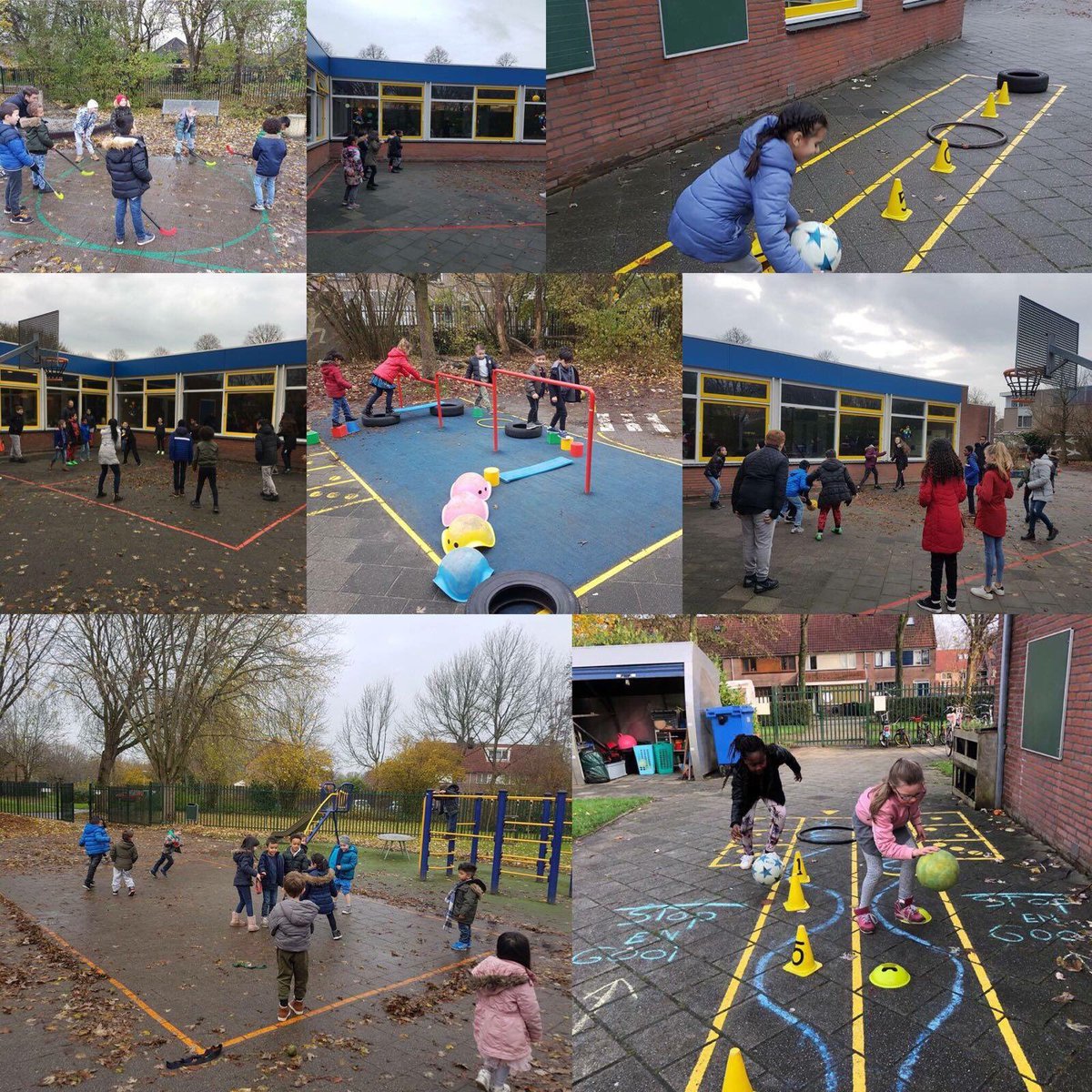 Op Obs Wereldwijzer in <a href="/Gemeente_Hoorn/">Gemeente Hoorn</a> hebben we elke week een gevarieerd aanbod van activiteiten op het schoolplein. 😃👍🏼 Voor ieder leerling is er een spel dat past bij hem/haar. <a href="/bw_rick/">Rick_BW</a> @BeweegWijs