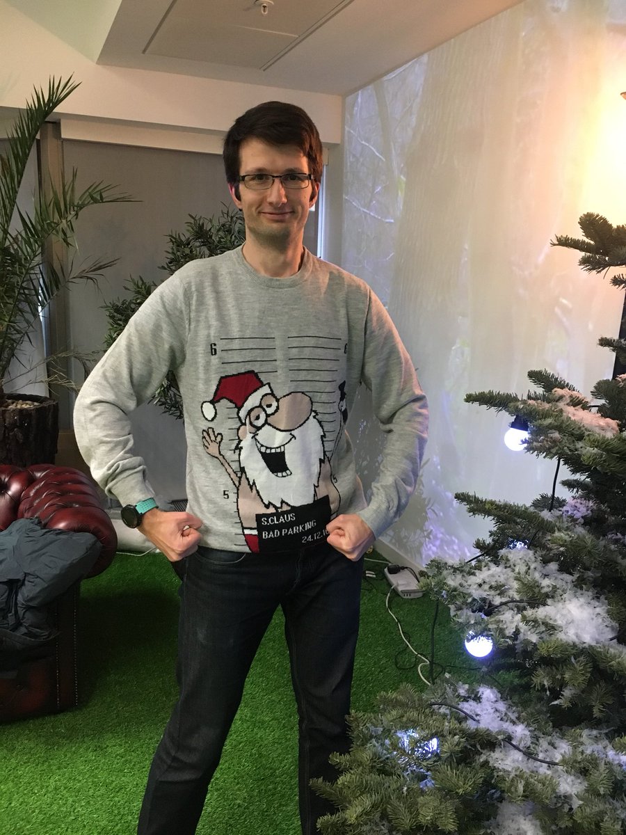 HelloRewPea's tweet image. Simon Claus has been a naughty boy #ChristmasJumperDay @LifeAtUnruly