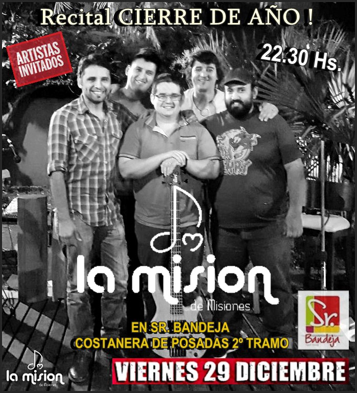 LMdemisiones's tweet photo. VIERNES 29 DE DICIEMBRE LOS ESPERAMOS A TODOS!
#seguimoscantando https://t.co/PHvrpZjCbg