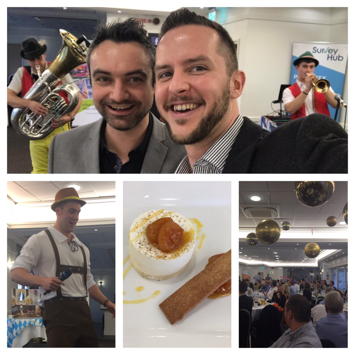 TheSurveyHub's tweet photo. We had such a great time at the #nottingham #surveyors #ChristmasParty! 🍻Highlights included #lederhosen #germanbeer #partygames #yummyfood &amp; #Awards. #MerryChristmas everyone! 🌲 https://t.co/CaqFCXmIg8