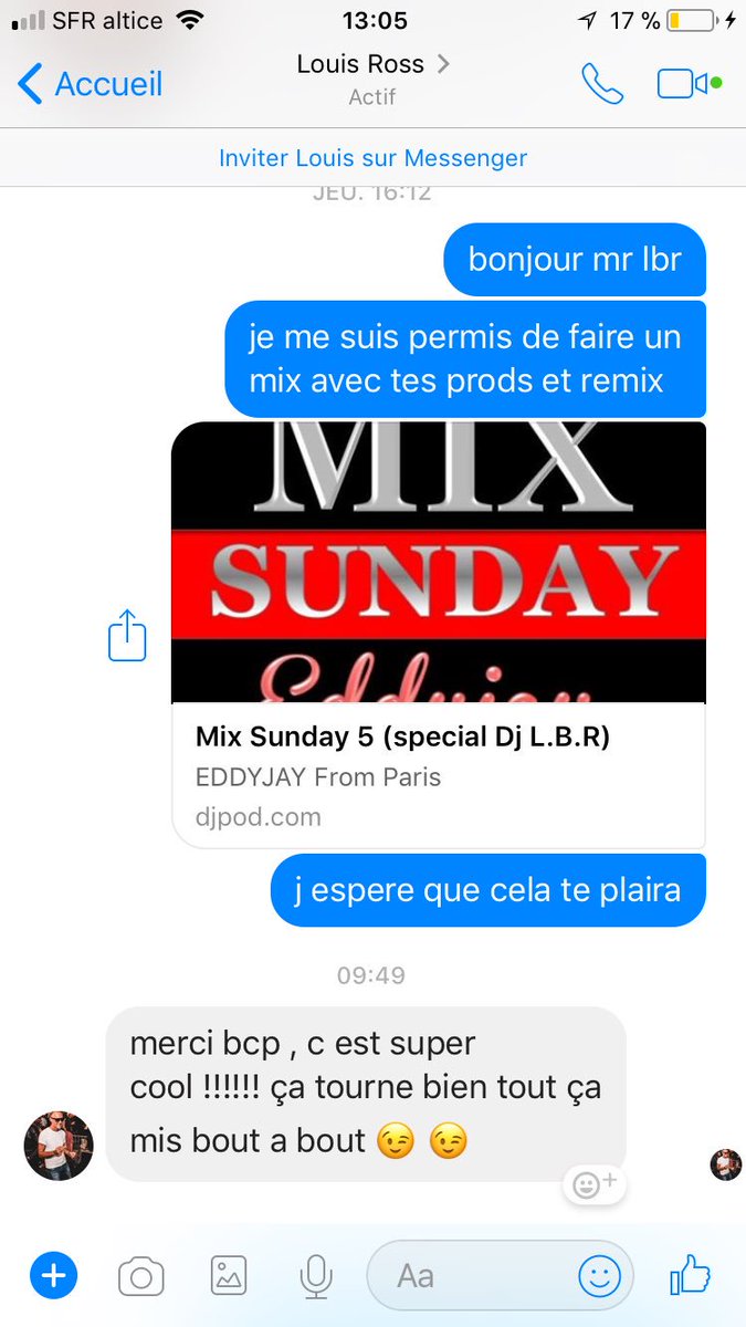eddyjay_frparis's tweet photo. quand tu as la reconnaissance d un des roi du dancefloor when you have the recognition of a dancefloor king 
https://t.co/53tf6RRzgd
#mixsunday #djlbr #louisross #eddyjay #djpod #itunes #realdj #paris https://t.co/QQauGVHwJt