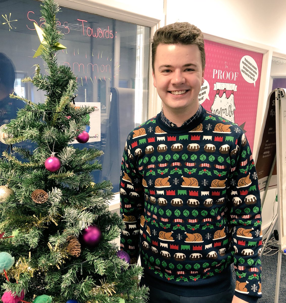 shjpoole's tweet image. Today I’m wearing my Christmas jumper at work to raise awareness and cash for @savechildrenuk - I’ve tagged some of my contacts to spread the word and respond with their pics. Go for it!