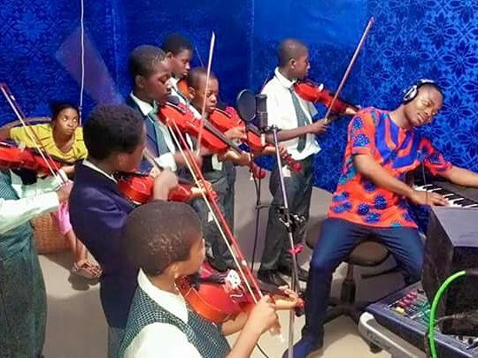 fadaobika's tweet image. Producing for an orchestral group is not an easy task. But thank God for the strength and inspiration. it's all about #TRINITYSTUDIO  Orlu.
