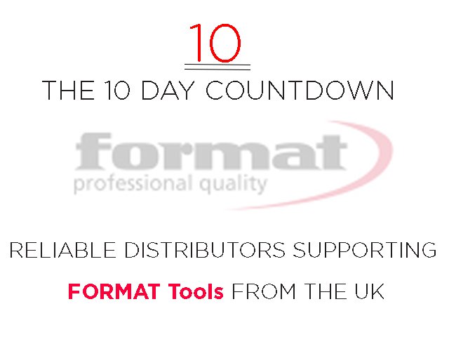 formattools's tweet photo. The 10 day countdown:

Reliable distributors supporting FORMAT TOOLs from the UK. https://t.co/qGtTOi6hhu