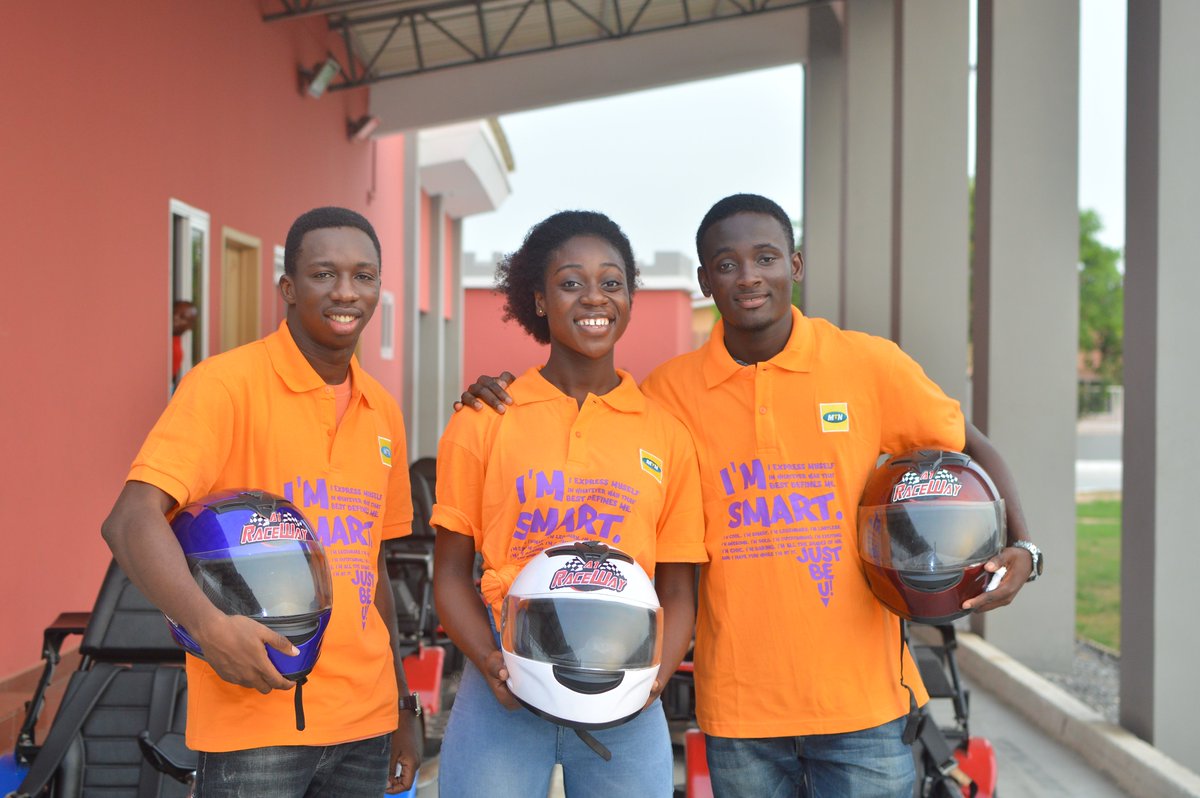 MTNGhana's tweet photo. Our speed racers had mad fun at the AI Raceway. If you're not on MTN Pulse, you're definitely going to miss out on some of these mind-blowing experiences  #MTNPulse #MTNseasonofsurprises RT https://t.co/tN1ROcDQsL