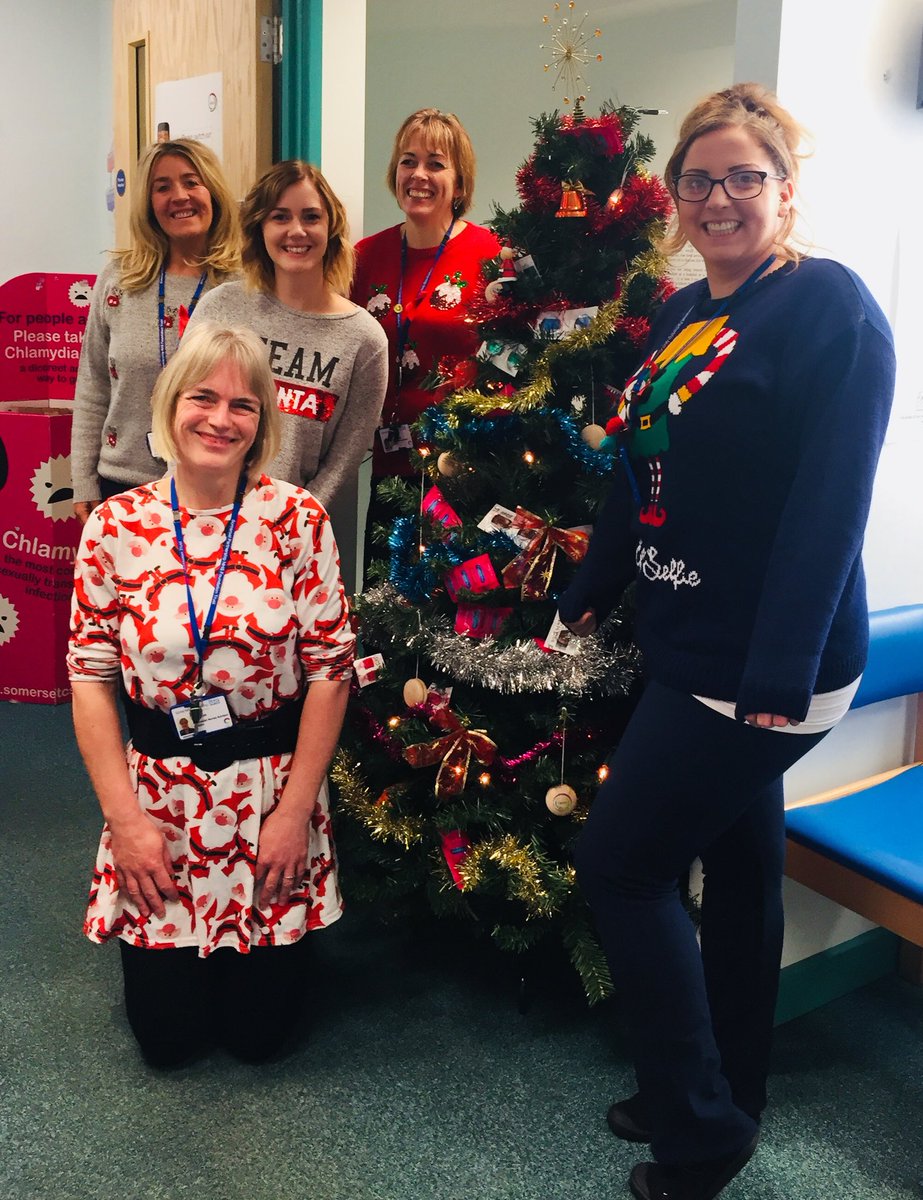 swishservices's tweet photo. Christmas jumper day here at SWISH raising money for @barnardos #condomtree #condoms #sexualhealth #swish #team https://t.co/0t6ufJvpFY