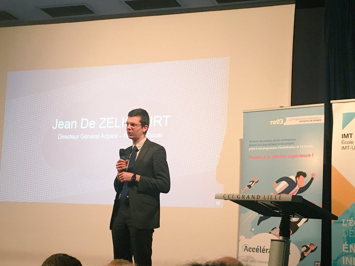 L'implication d'un établissement d'enseignement supérieur comme l'<a href="/IMTLilleDouai/">IMT Lille Douai</a> dans le programme permet de mettre à disposition des accélérés des ressources et une expérience technologique au service de #rev3. #AccelerateursRev3