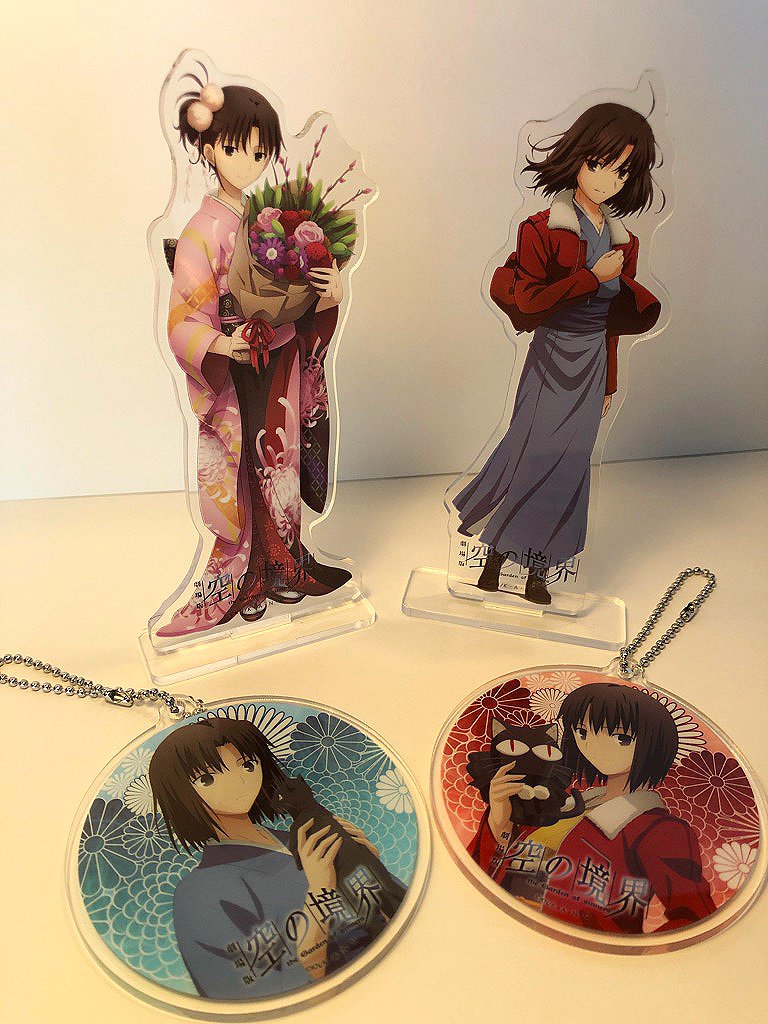 空の境界 ufotable15周年 額縁アクリルチャーム　両儀式 劇場版「空の境界」両儀式、両儀織、黒桐幹也らの最新グッズが続々