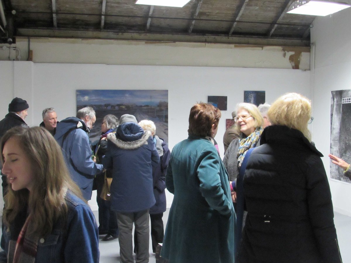 AIRArtGallery's tweet photo. Many thanks to all who came to Land Marks last night; was a wonderful event &amp; great to see so much support #AIRGallery #LandMarks #environment #nature #gallery #art #artists #fineart #altrincham #trafford #contemporary #exhibition #marks #traces #landscape https://t.co/mCmj7yRAeh