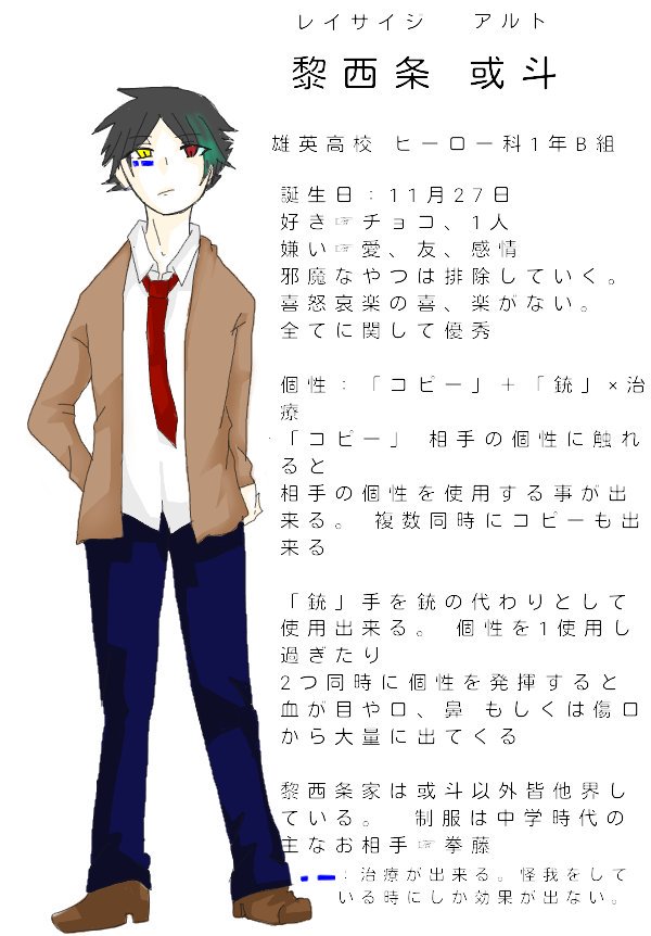 Twitter 上的 馬鹿の塊 低浮上 うちの子ヒロアカ創作主さんと繋がりたい うちの子ヒーローアカデミア た タグ使いたかった 泣 ふぁぼ Rtで迎えに行きますね 来ないと思いますが 泣 この3人中心で描いていきたいと あと異常なほどよその子借り