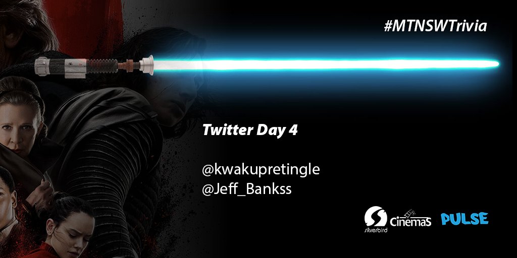 MTNGhana's tweet photo. Congratulations! You have won free tickets to the Star Wars Premiere on today. Send us a message with your name and phone number and you will be updated on how to redeem your prize.
And get this, every ticket is a plus one.
#MTNSWTrivia #MTNMovieMania https://t.co/oHlCE9RzrJ