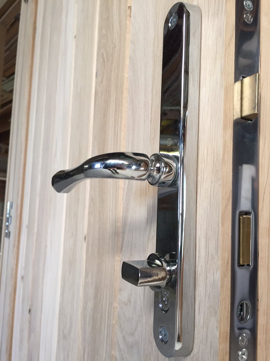 Solid oak door - left natural