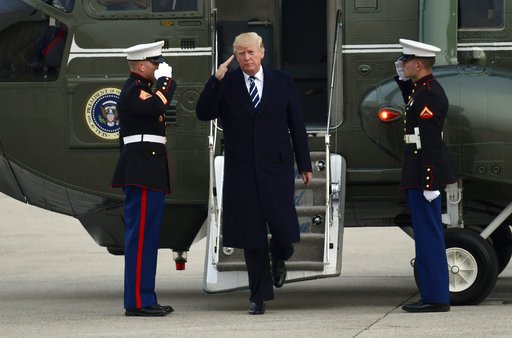 charliespiering's tweet photo. Trump on traveling aboard Marine One: "A Marine is often the last person I see when leaving the White House and the first upon my return. Nothing is more reassuring.” https://t.co/dz7AkMV9t3