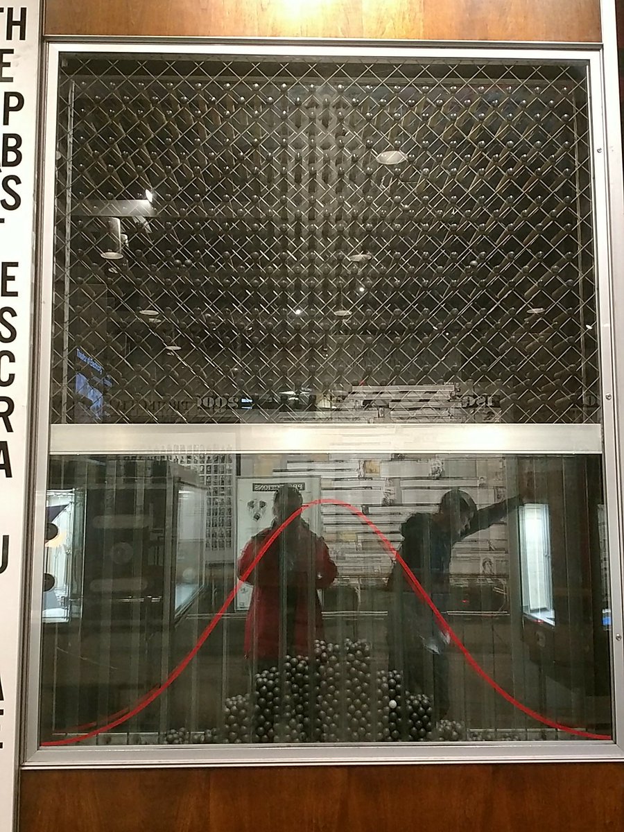 jackchampagne6's tweet photo. Demonstration at the museum of science on bell curve probability. Lotta math around here!
@ChiversDHS #DuxPreCalc https://t.co/tmC9S4A18l