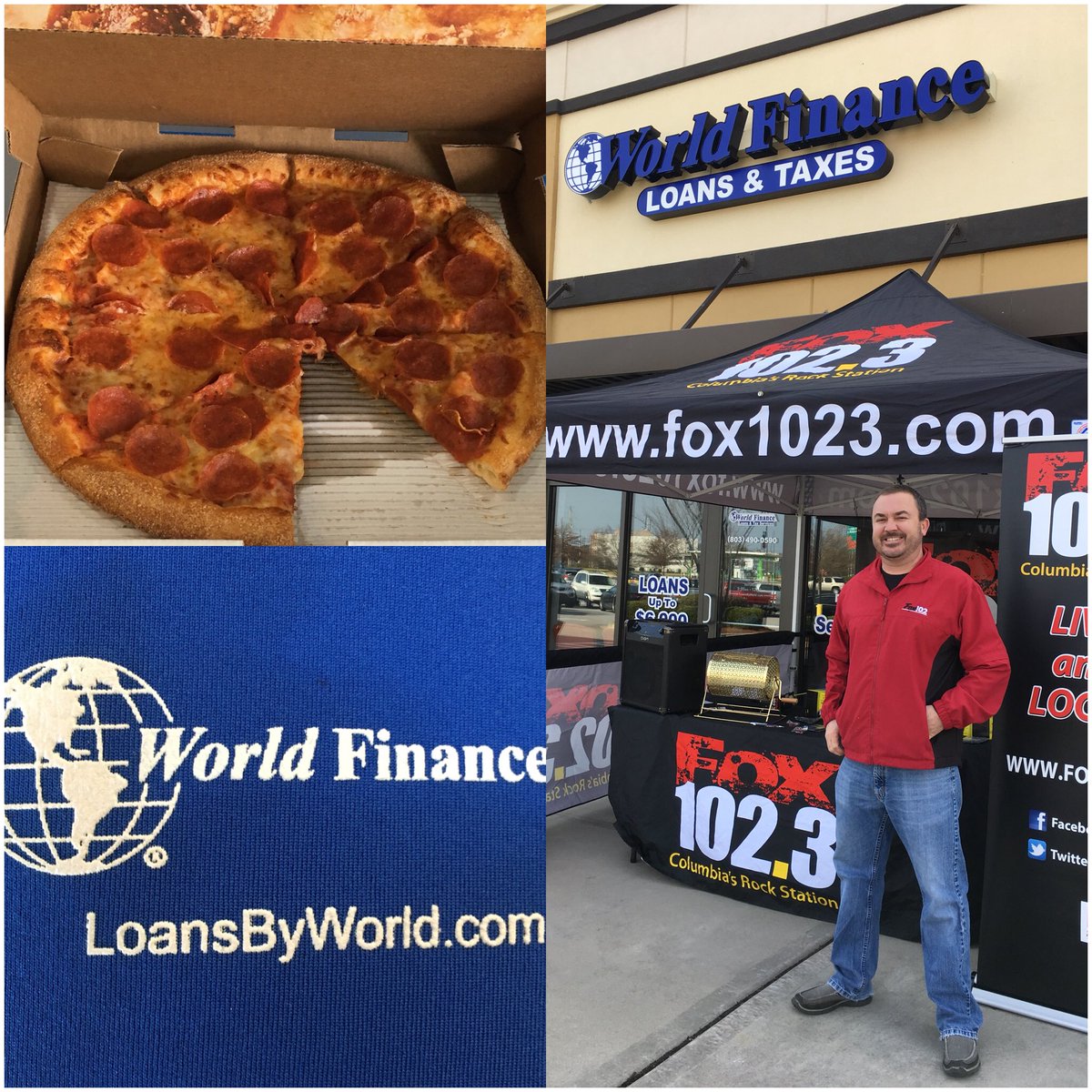 Fox 102 3 On Twitter Grand Opening World Finance Loans Taxes 851