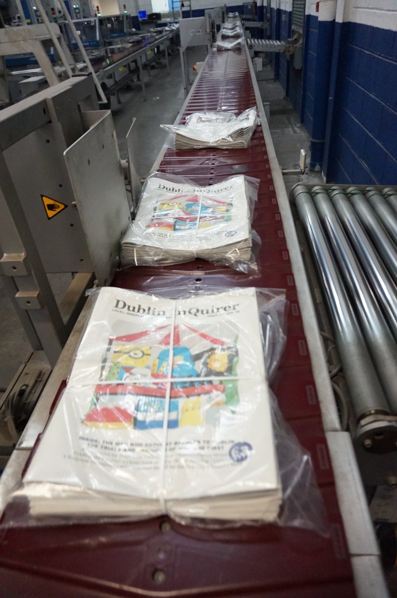 DublinInquirer's tweet photo. Thanks to our printers @Webprint_ie for these great photos of our latest issue in production! Its now with subscribers, and available at stockists around Dublin. Get yours at https://t.co/BgEq7FhNSg or https://t.co/dIYfjtVCx3 https://t.co/TfgxJ91gfq