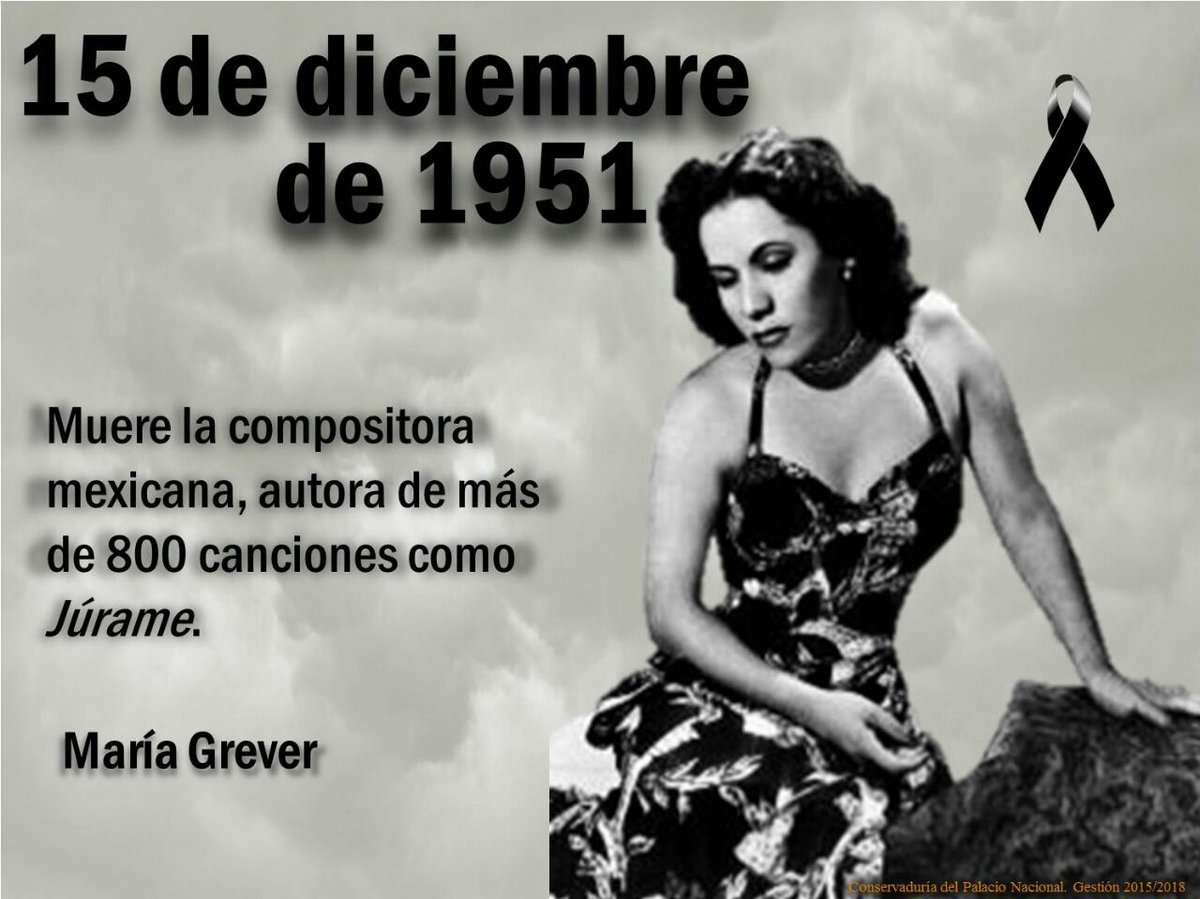 lriveroweber's tweet image. "Si yo encontrara un alma como la mía, cuantas cosas secretas le contaría, un alma que al mirarme sin decir nada me lo dijese todo con su mirada" #FelizViernes, hoy recorcordamos a María Grever #Conservando la memoria de los grandes compositores mexicanos.