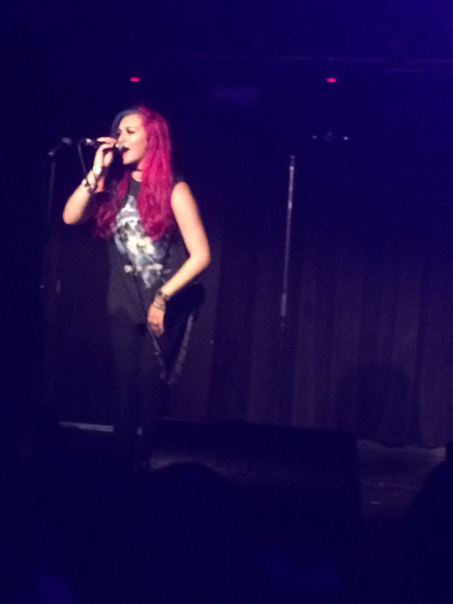BronnieHQ's tweet photo. The happiest moments are when you're on stage, giving us hope and something to realise our emotions to! Never give up and party on #BronnieMusic #RejexTour #DancedWithTheDevil https://t.co/e2L25Qo4p5