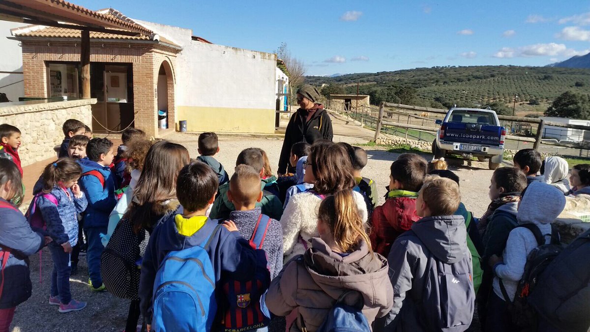 TeacherEspe's tweet photo. Así de bien nos lo pasamos el martes pasado en #LoboPark 🤗 la guinda de nuestro proyecto! #CeipCruzBlanca https://t.co/VPOXTBQWRW
