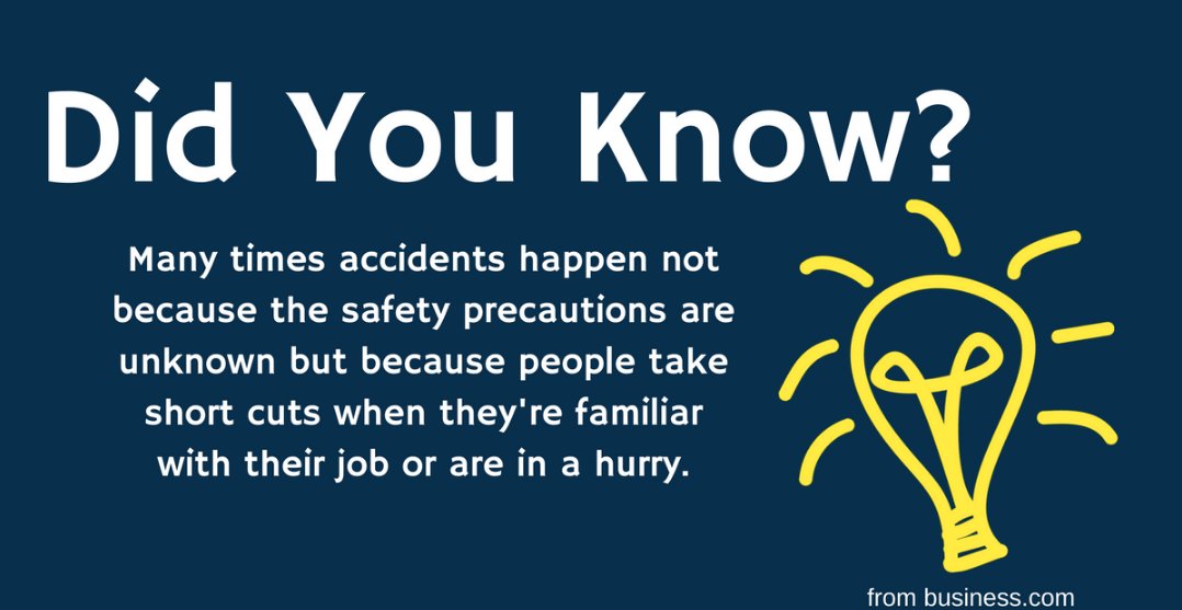 CharlesSmithEsq's tweet image. #AvoidShortcuts! It can be the difference between a minor injury and a life-threatening catastrophe.