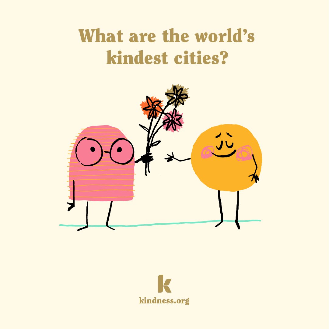 kindness_org's tweet photo. We're developing the world’s first global kindness index and we need thousands of people to fill out our five minute survey! How kind is it where you live? Help us find out.🔎 https://t.co/vNl0zcIMee https://t.co/Ck2dHwwAnA