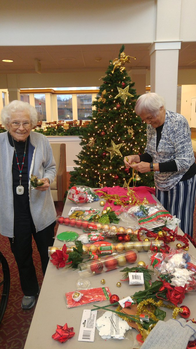 CallahanVillAD's tweet photo. The ugly sweater making continues @CallahanVillage Happy Ugly Sweater day!!! https://t.co/CRtcTYHte5