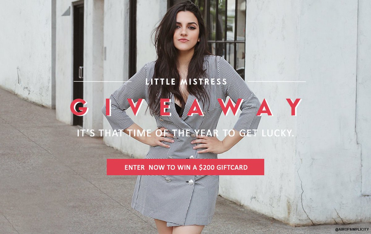 Stylinity's tweet image. This Christmas we're playing Santa -- here's your chance to win a $200 @Little_Mistress gift card! That way, you can look fabulous without even feeling the pinch. Click to enter the #giveaway! stylinity.com/general/little…