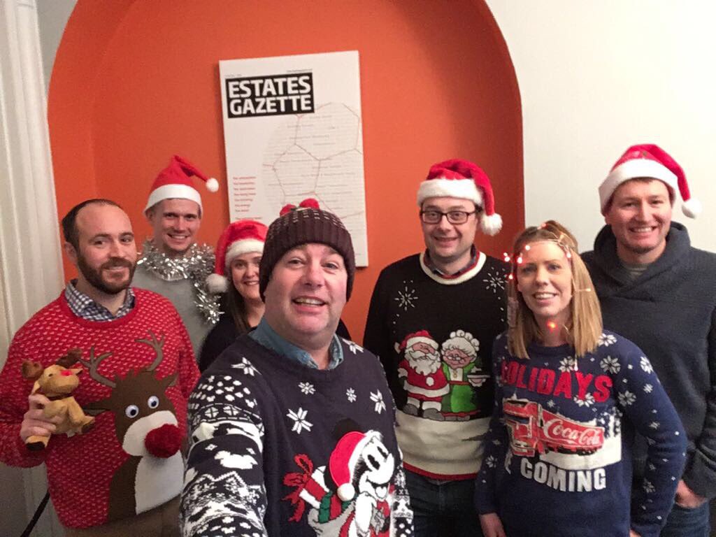 marylally1's tweet photo. The Christmas festivities has hit the Dublin office feeling festive #christmasjumperday2017 @mhollisllp in aid of @CMRF_Crumlin https://t.co/19TJiTRuXO