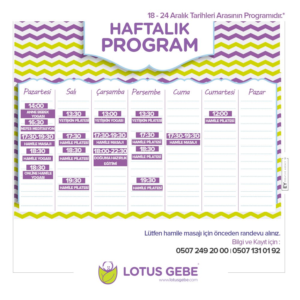 lotusgebe's tweet photo. Doğuma sağlıklı hazırlık sürecinde bu haftalık programımızdan haberiniz var mı? Tüm gebelerimize ve annelerimize iyi haftalar dileriz. Bilgi ve kayıt için 0507 249 20 00 - 0507 131 01 92 numaralarını arayabilir, Detaylı bilgiye web sitemizden bize ulaşabilirsiniz. https://t.co/QVNHJ7hpbj