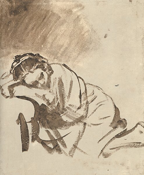 jms2602's tweet photo. Rembrandt
A Young Woman Sleeping. 1654 https://t.co/yQxwfgpn7l