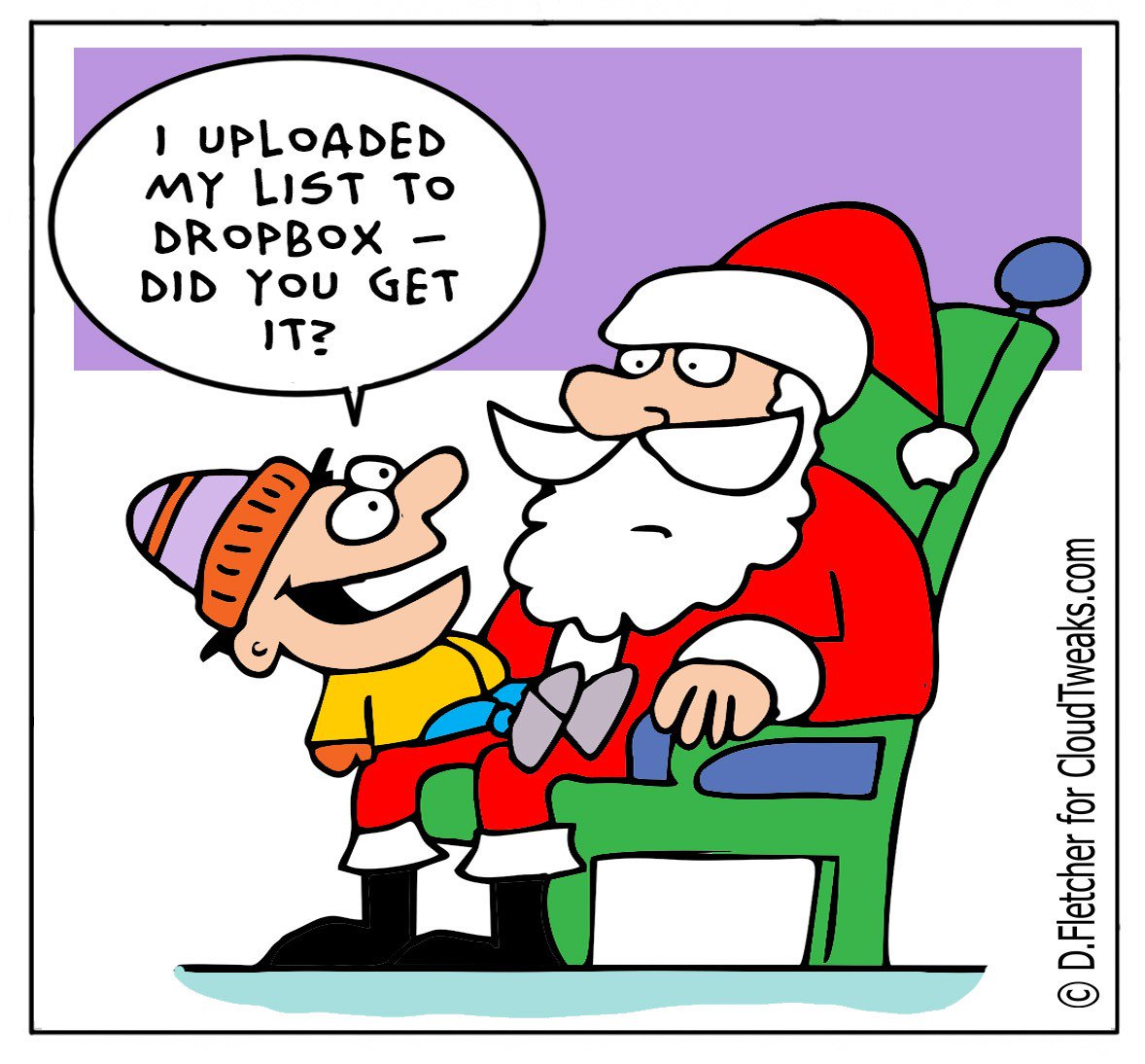 Commandare's tweet photo. Joke of the week - #cloud #christmas https://t.co/CjC5NhSPRC