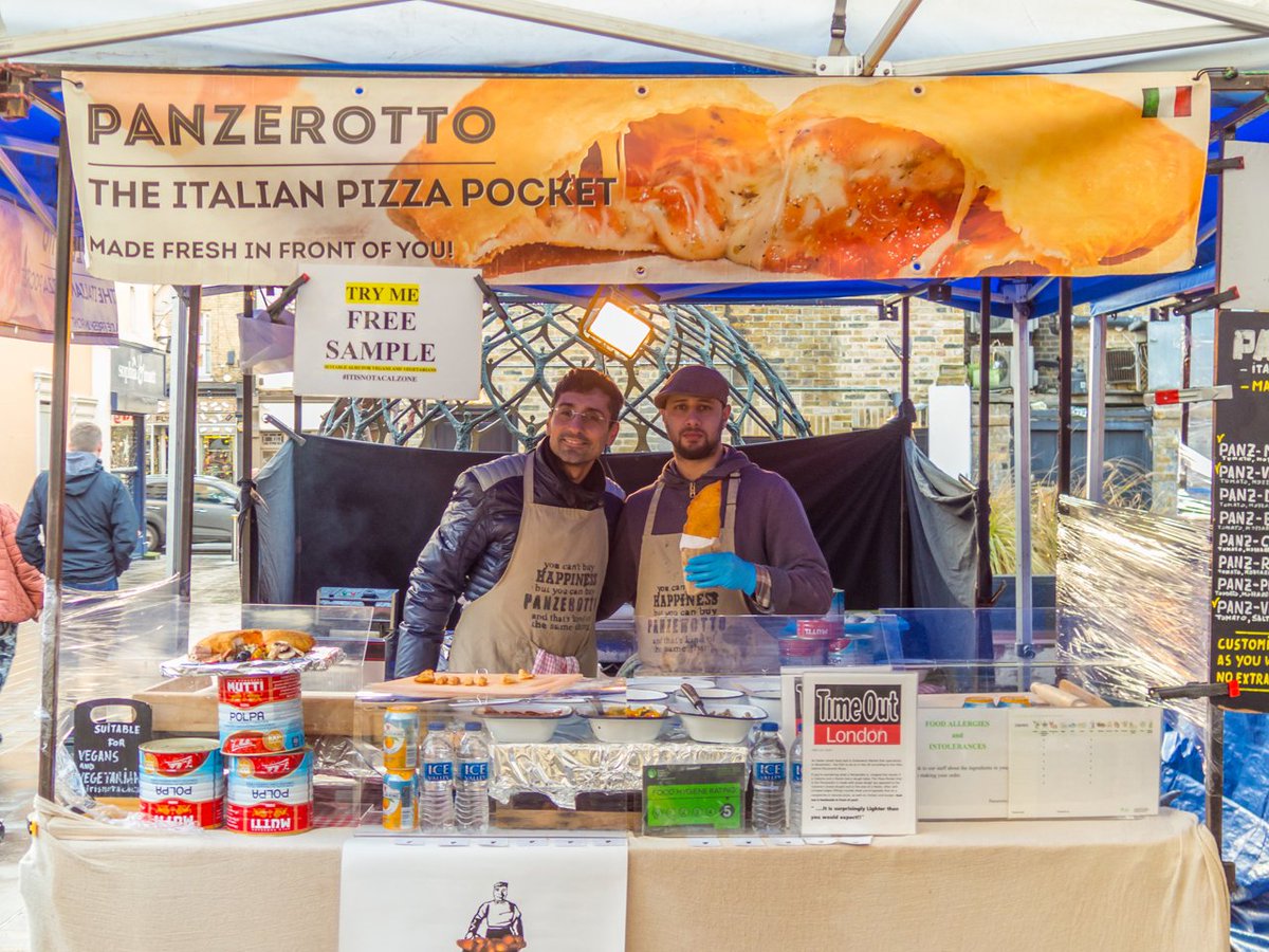 VisitGreenwich's tweet photo. It's NOT calzone but it IS delicious! Panzerotto Blues is back in Greenwich Market from 10.30am - 5.00pm this Sunday! https://t.co/dtmwpTNdiZ