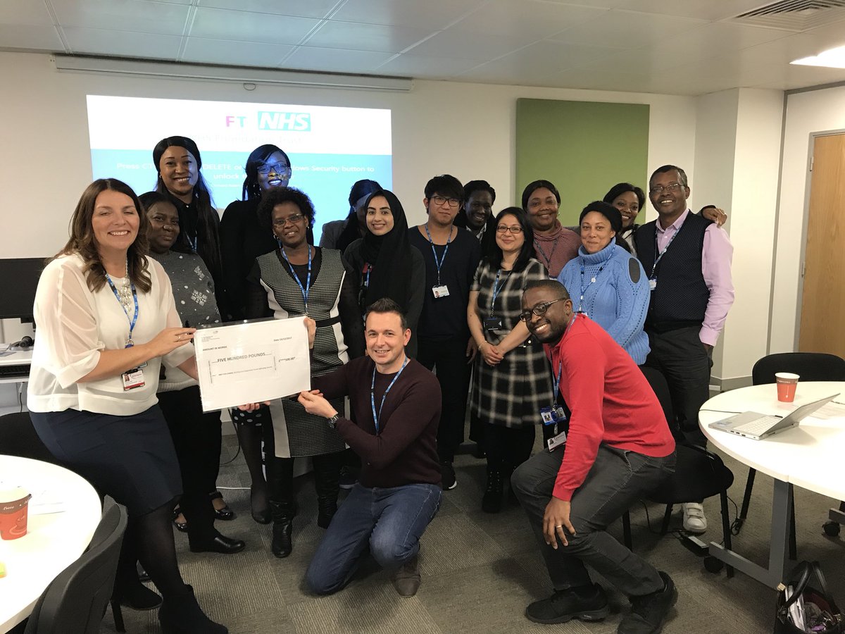 mel williams #onceanursealwaysanurse (@melwilliams21) on Twitter photo Bake off proceeds being presented to the B&D YOS team by the B&D EMN ๐๐๐๐ all those cakes going to good work <a href="/NELFT/">North East London NHS Foundation Trust (NELFT)</a> <a href="/NELFTLetsEngage/">NELFT Lets Engage</a> <a href="/Catgirl1205/">Cathrine Lund</a> Bake off proceeds being presented to the B&D YOS team by the B&D EMN ๐๐๐๐ all those cakes going to good work <a href="/NELFT/">North East London NHS Foundation Trust (NELFT)</a> <a href="/NELFTLetsEngage/">NELFT Lets Engage</a> <a href="/Catgirl1205/">Cathrine Lund</a>