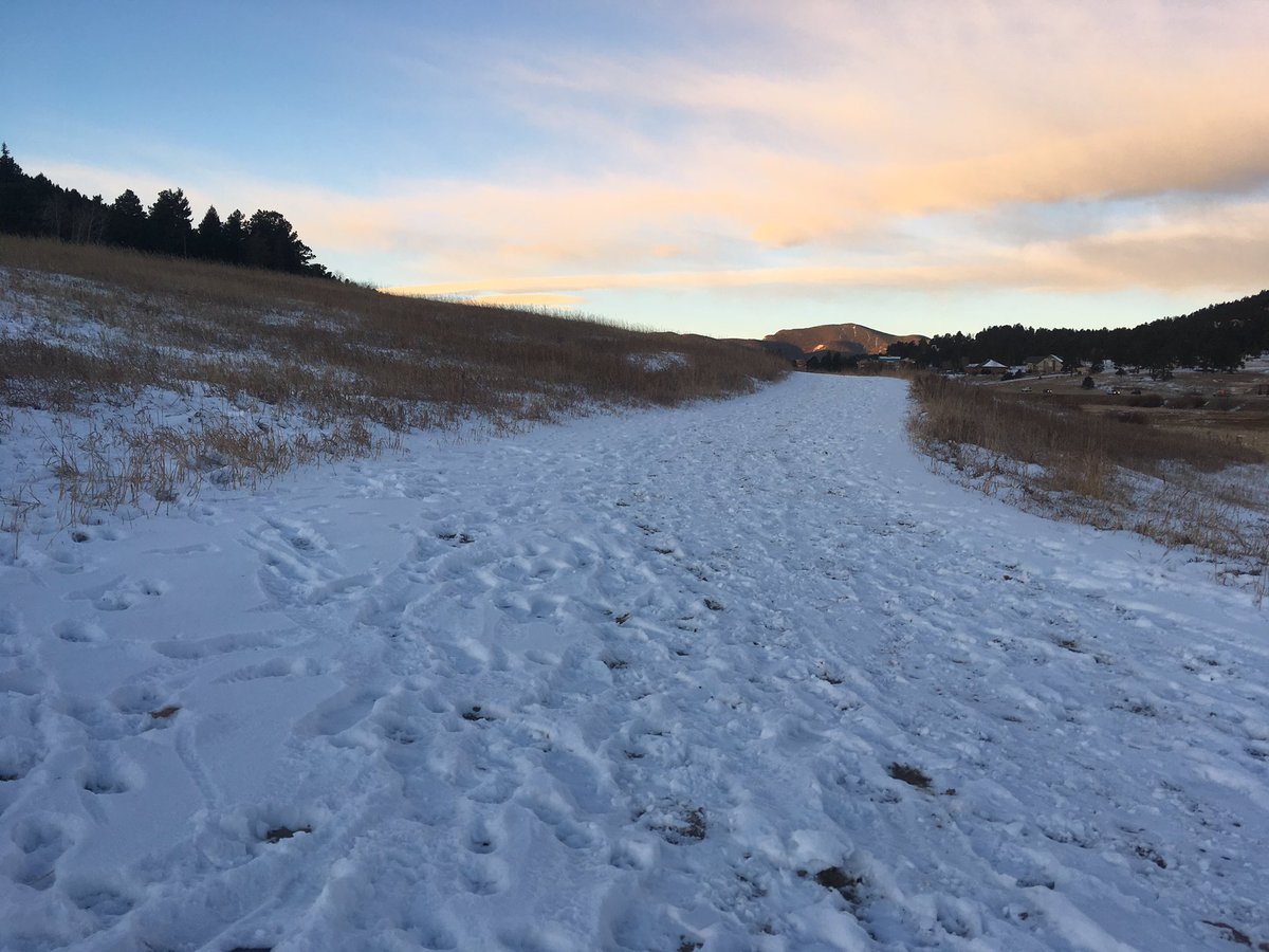 JCOSRanger15's tweet photo. Trail status update for #MeyerRanch and #FlyingJRanch: Snow-packed/ice. Traction device for shoes highly recommended. Happy Friday! @JeffcoOpenSpace #jeffcotrails https://t.co/u2B2wcirqz