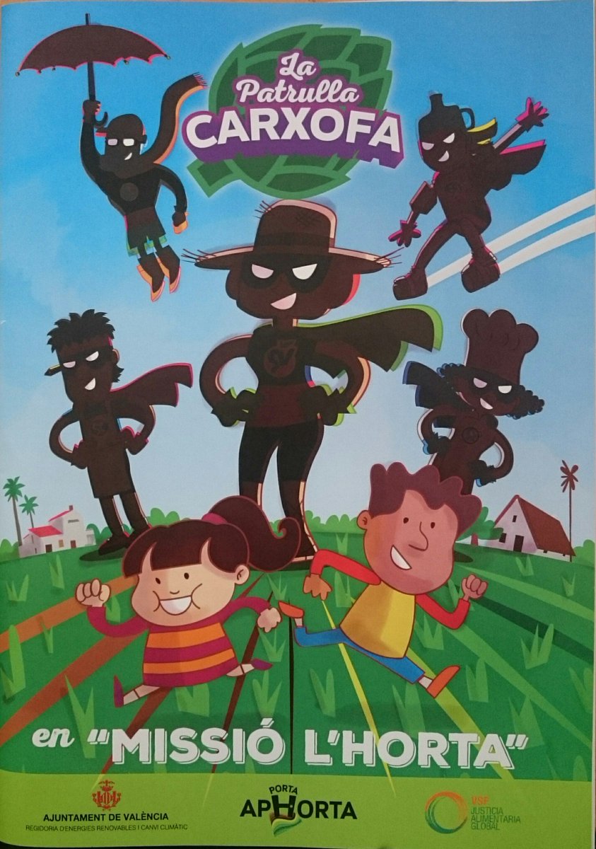 JusticiaAliment's tweet photo. Llega ‘La Patrulla Carxofa’ para promover pautas de alimentación saludable en el alumnado a través del juego y la imaginación https://t.co/exC43Ybm9K https://t.co/ISVmgt6r5Q