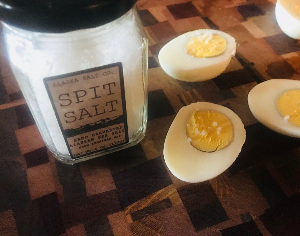 EdibleAlaska's tweet photo. Keep it simple #localeggs #localsalt https://t.co/sQIdeOBJ4M