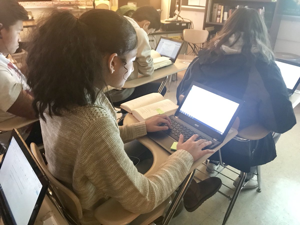 Dr_Sterin's tweet photo. Putting the STUDENT in Student-Athlete today before the big game! Bri & Rashawna are focused & ready! Go getโem girls!! @SVjvgirlsbball https://t.co/vyzHGEJNSf